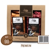 Kit com 02 Café Ananias Premium em Pó 500Gr cada