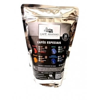Capsulas Café Ananias em Alumínio Cafés Especiais 20 und