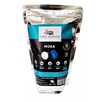 Capsulas Café Ananias em Alumínio Moka 20 und