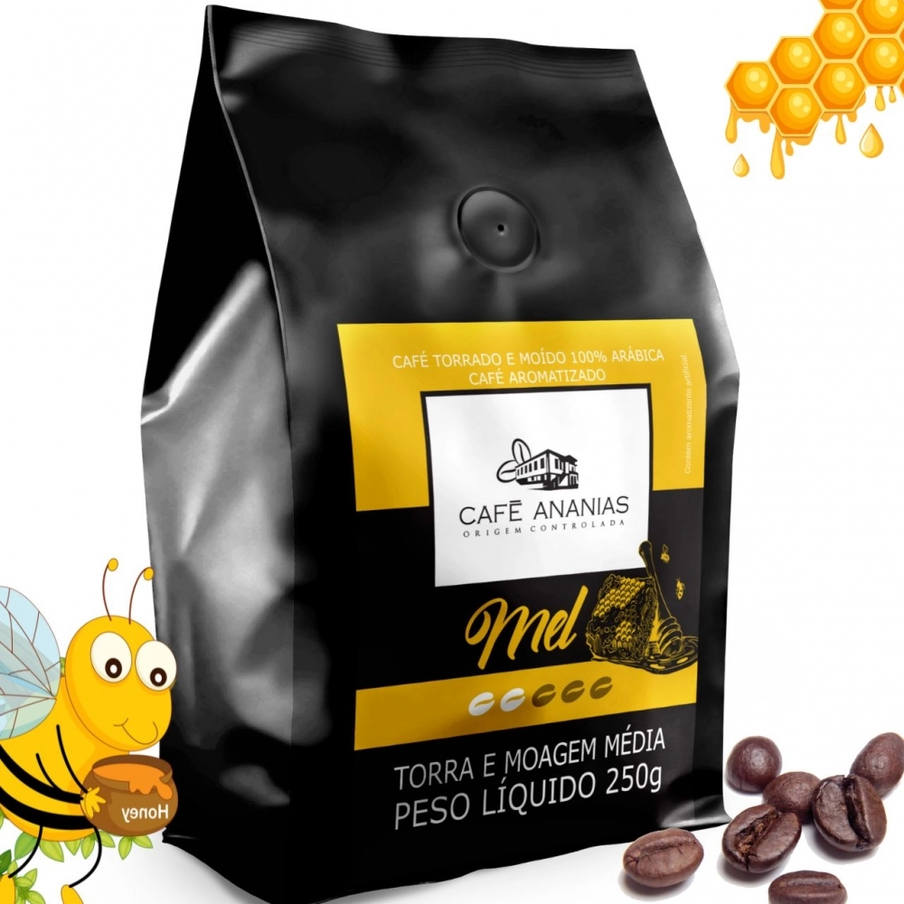 Café Ananias Em Pó Para Coador Aroma Mel 250 gramas