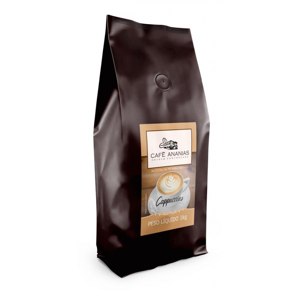 Mistura em pó para preparo de cappuccino Café Ananias - 1Kg