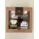 Kit estojo Kraft - Mistura de Capuccino - Café aromatizado caramelo - Café aromatizado NutCoffee - Café aromatizado mel